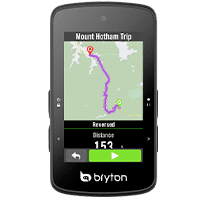 Re-calcul d'itinéraire sur le Bryton Rider 750 SE
