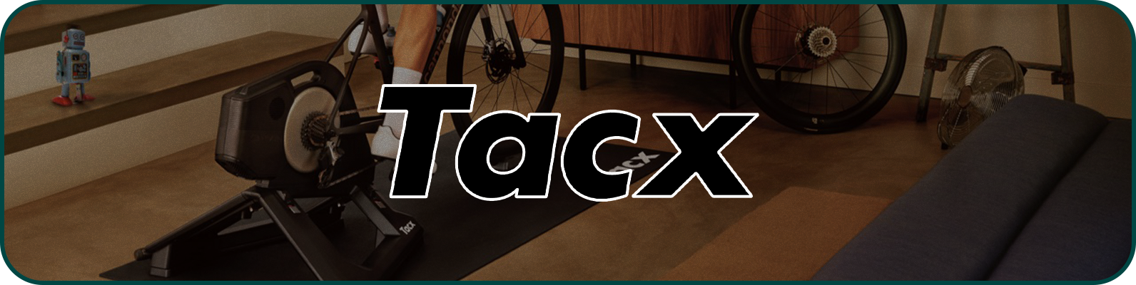 Bannière des home trainers Tacx by Garmin