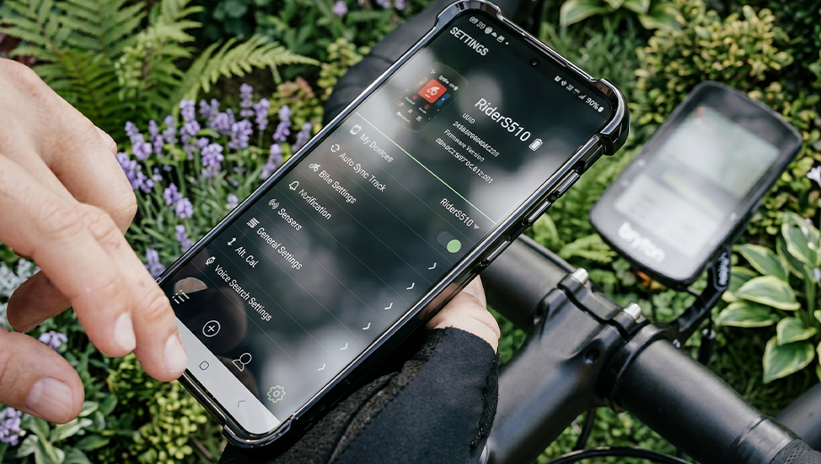 Configuration du Bryton Rider S510 avec l'application Bryton Active