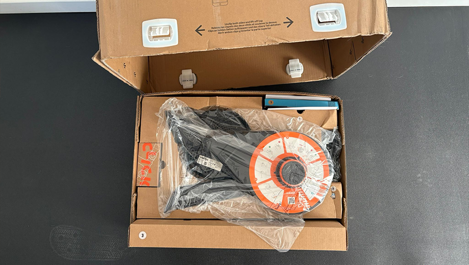 Unboxing du carton du Wahoo Kickr Core 2