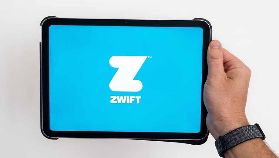 Application Zwift sur un iPad